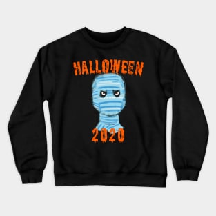 Halloween 2020 Mummy Face Mask Crewneck Sweatshirt